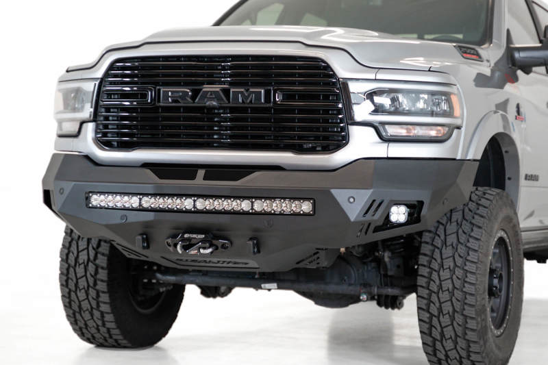 Ram 2500 Bumper - Front - Addictive Desert Designs - Stealth Fighter - Hammer Black - `19-`20
